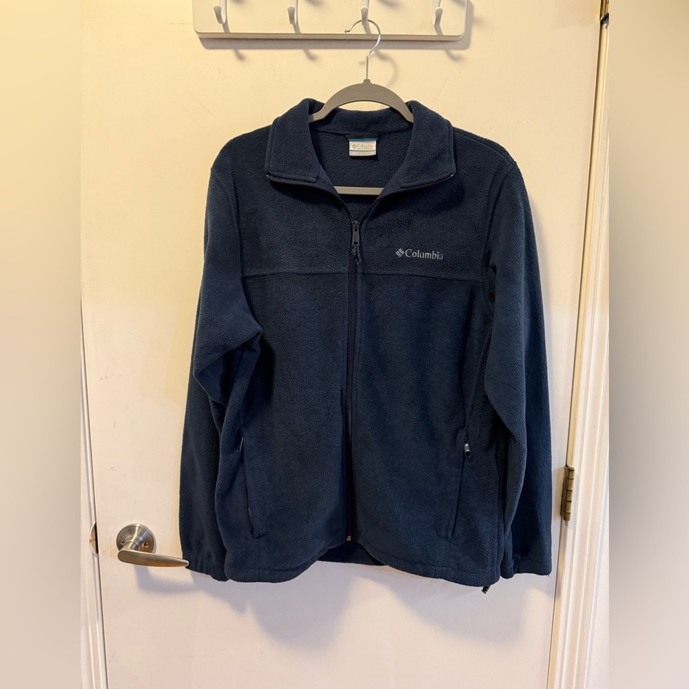 Columbia Men's Blue Full-Zip Fleece Jacket, Size M - Picture 5 of 8